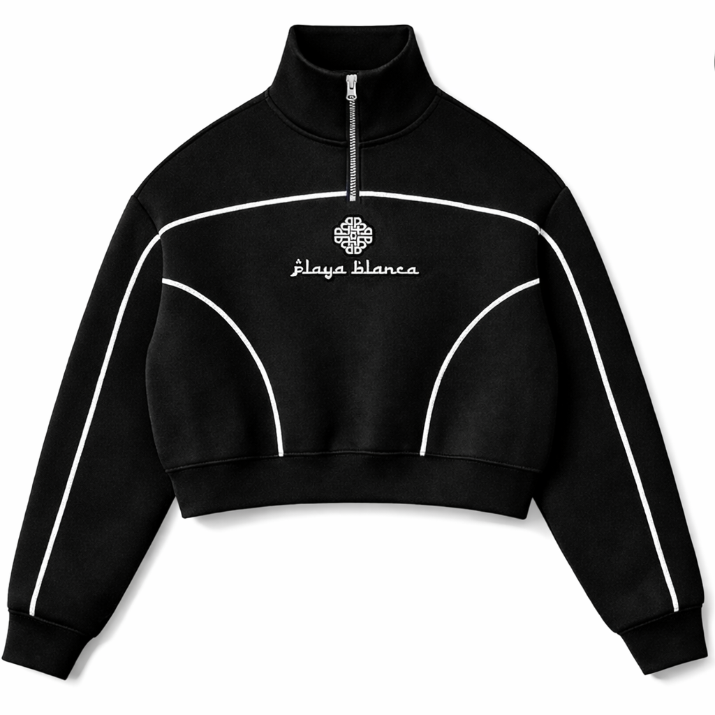 BOXY QUARTER ZIP