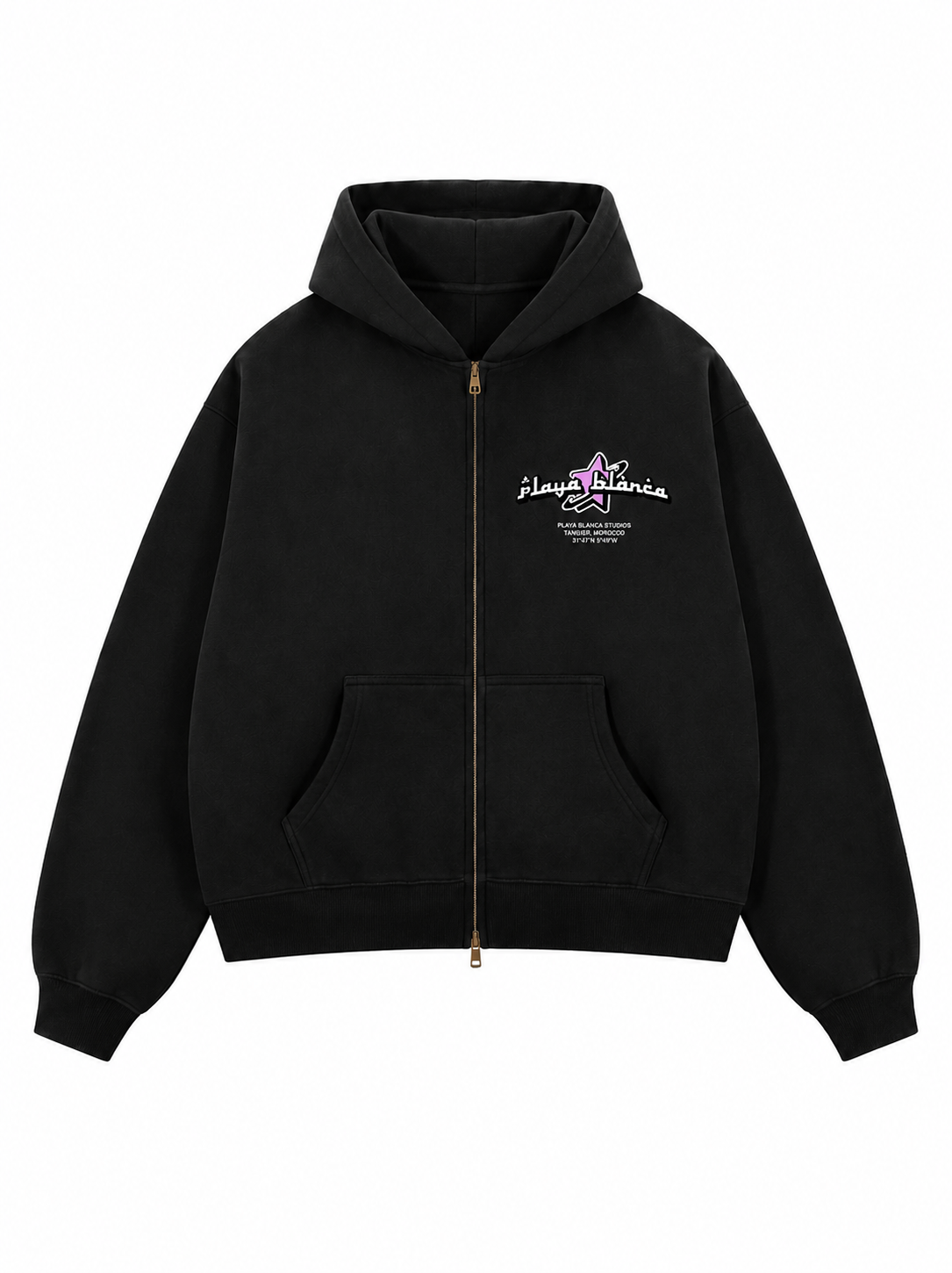 BOXY ZIP HOODIE